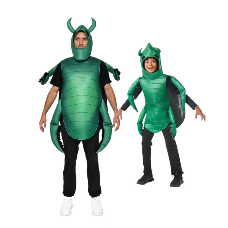 Halloween Beetle Adult Costume Beetle Character Cosplay Insect Play Stage Performance Costume Funny Costume