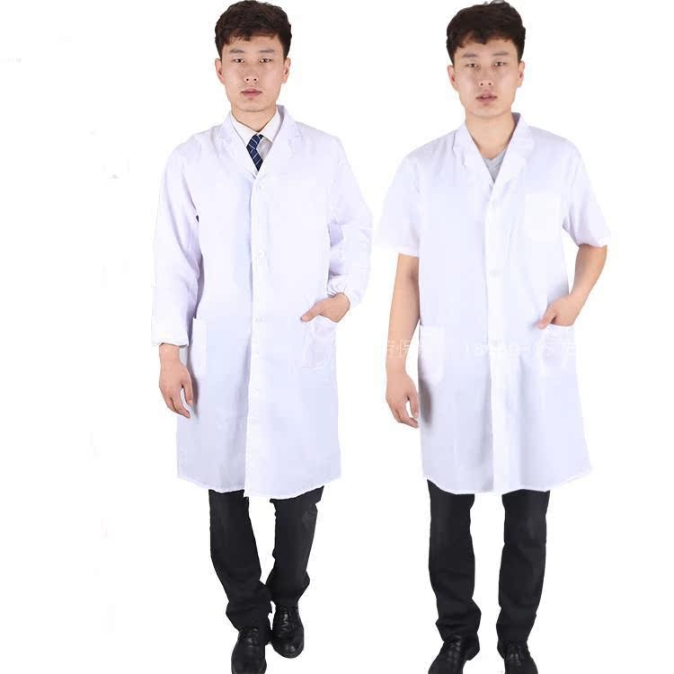 Nhà máy thực phẩm màu trắng ngắn tay nhà máy áo bảo hộ lao động xưởng mùa hè mỏng workclothes quần áo vệ sinh của nam giới và phụ nữ chống bụi thở