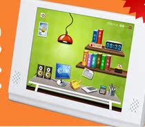 Famous teacher with tutor BK1 learning machine