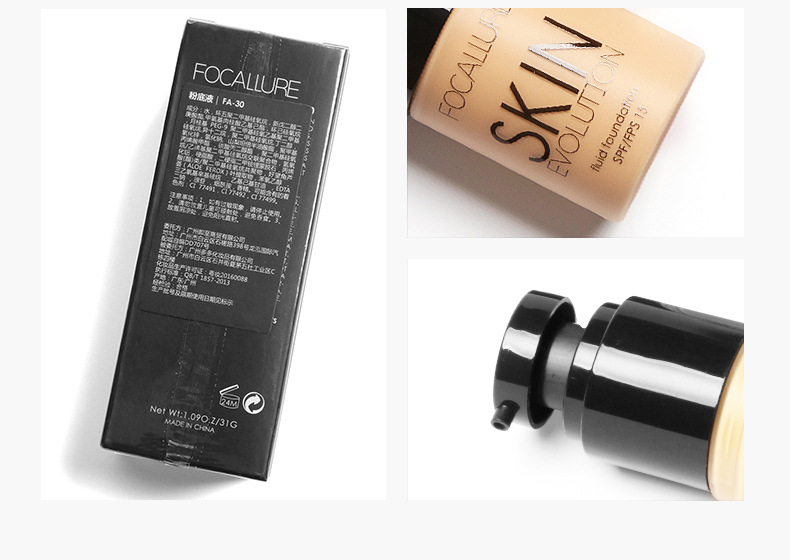 Focallure Philippine Deer Liquid Foundation Long Last Makeup Makeup Moisturising Kem che khuyết điểm Powder Oil Control Oil BB Cream Pore cô lập kem nền sugao