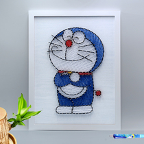 Pikachu nail winding drawing decompression handmade DIY material pack Valentines Day creative gift 3D yarn painting decoration