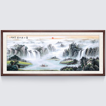 Sunrise Dongsheng Cross-stitch 2021 Landscape Painting Landscape New Living Room Own Handmade Wire Embroidery 2020