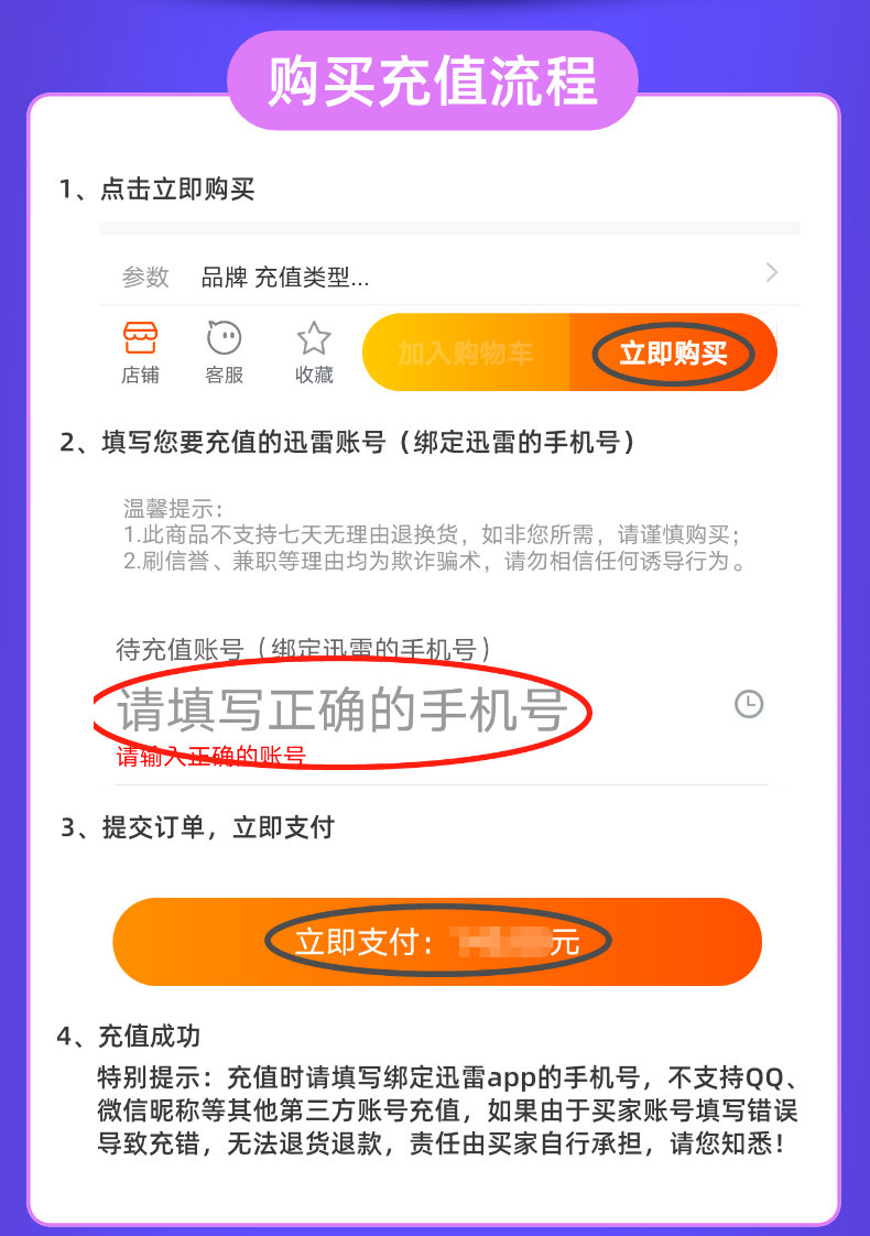 迅雷 白金会员年卡 12个月 图2