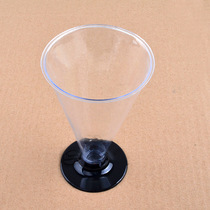 Disposable hard plastic ice cream Transparent plastic goblet Pudding Tiramisu Mousse cup Dinner party cup