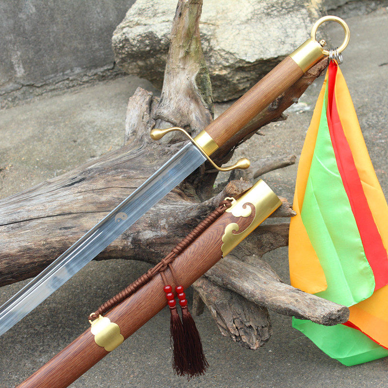 Longquan Weiwu sword morning practice martial arts soft knife performance soft knife stainless steel soft knife not edged