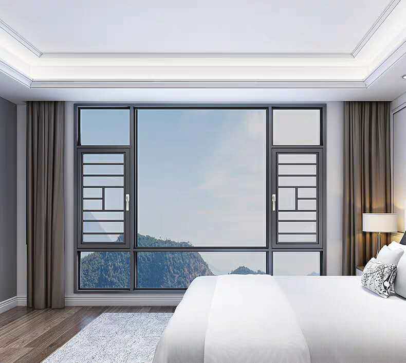 New Hauxuan Cologne 145 System Broken Bridge Integrated Window Silicon Titanium Magnesium Aluminum Alloy Modern Fashion Brief Modern Wind 02-Taobao