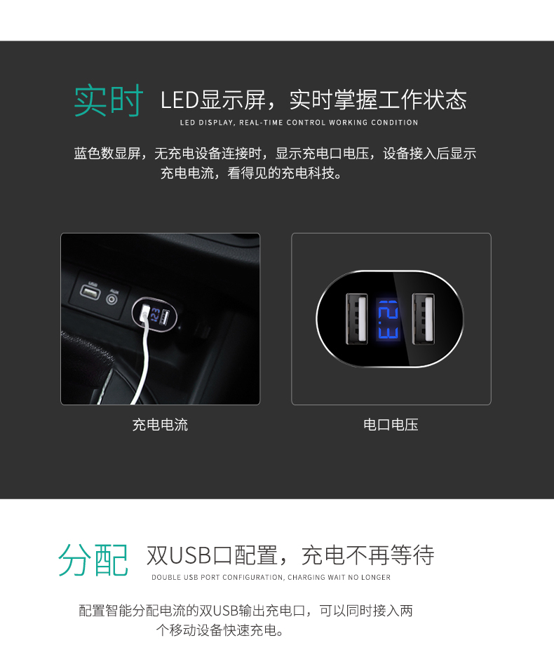 Hewitt sạc sạc xe hơi xe ô tô bật lửa một cho hai với dual usb sạc điện thoại xe hơi - Phụ kiện điện thoại trong ô tô giá treo điện thoại