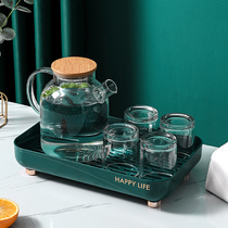 Fruit asphalt disc tea plastic teacup tray rectangular small kung fu tea cup double asphalt basket