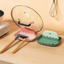 Pot scaffold pot cover shelf Artificial sitting kitchen household countertop pot cover broth spoon chopsticks to collect frame