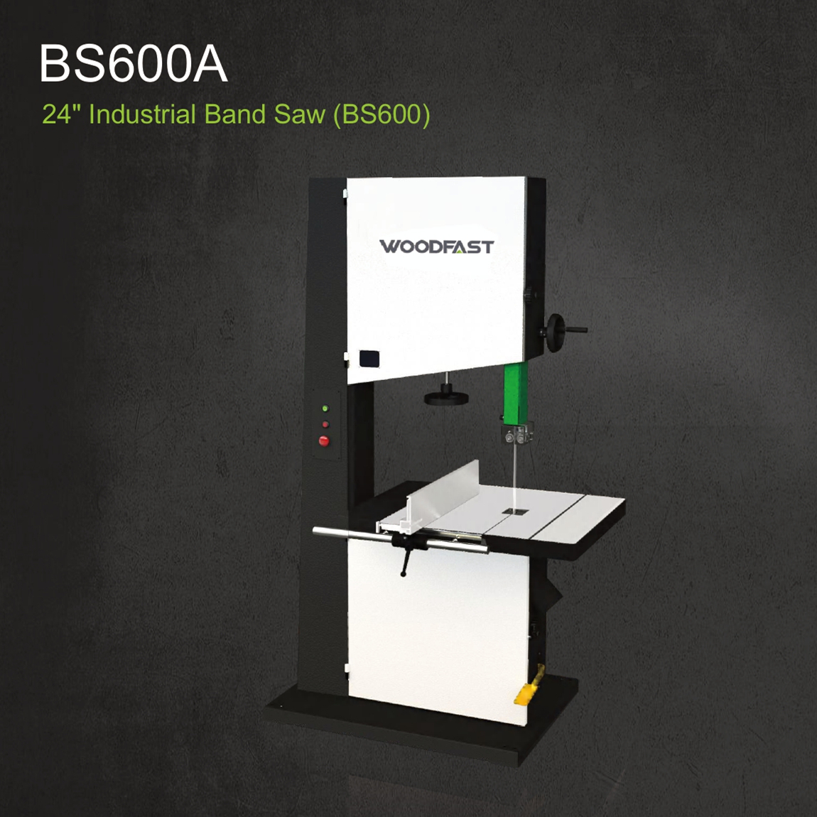 Woodfast Wafter BS600A 24 inch industrial woodworking band saw cutting machinery special levee side tree
