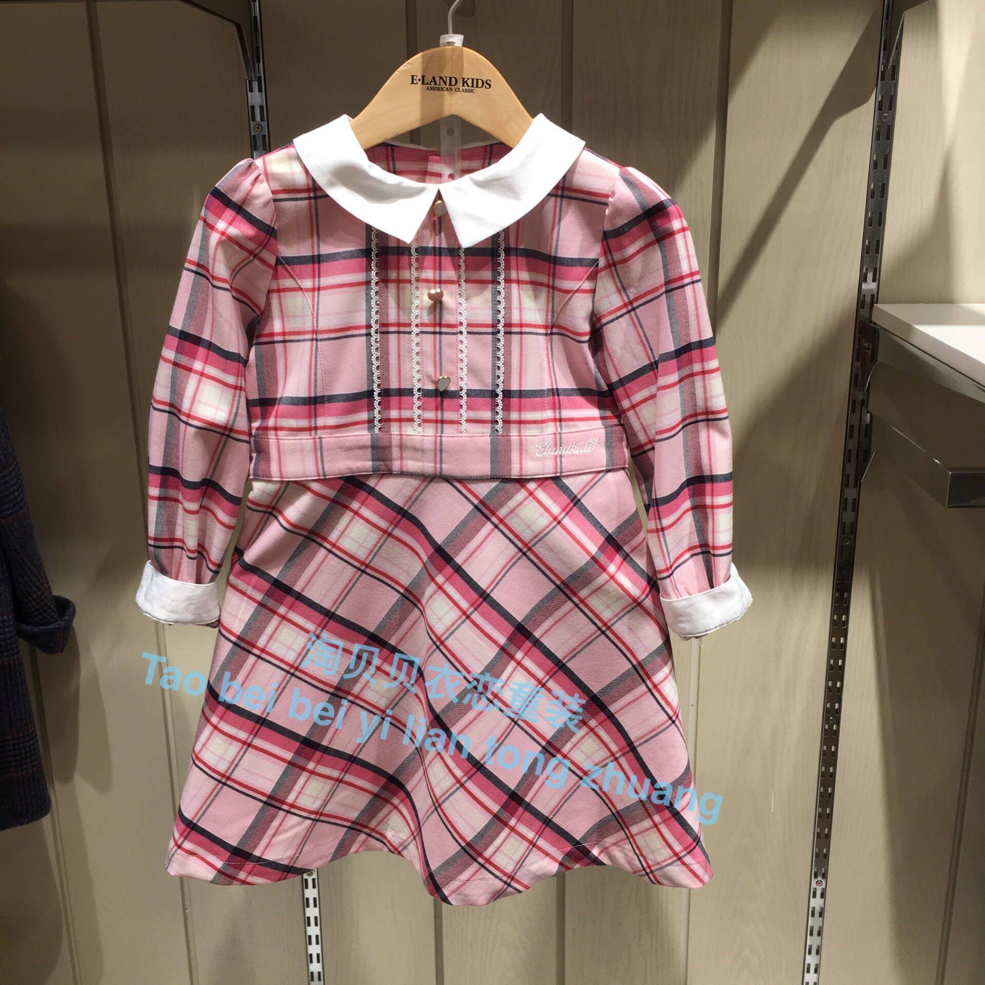 EK Clothing Children's Clothing Store 21 Spring New Products Girls' Plastic Dresses EKOWB1223B