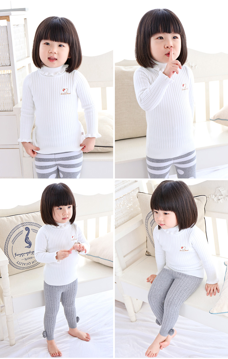 Pull fille à manche longue - Ref 2106170 Image 23