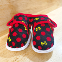 Spring Summer Newborns Soft-bottom Cloth Shoes Pure Handmade Traditional Baby Steps Front Shoes Breathable small baby Single shoes Men and women