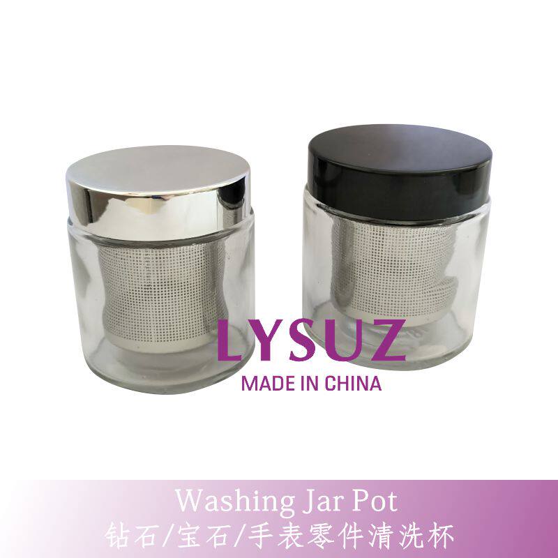 Wash Stone Cup Nude Drill Bottle Wash Diamond Alcohol Cup Gem Clean Glass Bottle Wash Watch Small Parts Cup Lysuz