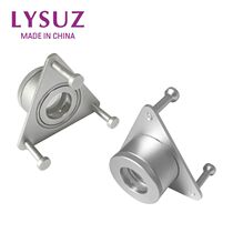 High definition 10 times precious stones nude diamond triangular bracket magnifier full aluminium mirror body 4c grading tool jewelry appraisal