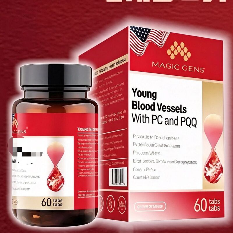 2 Boxes of Genuine Xinnao Qifang Xinvita Pcand Pqq 60 Capsules/Box, New Date Information, Same Model