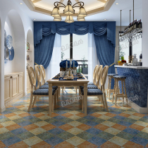 200 flower brick pastoral retro Mediterranean restaurant kitchen bathroom living room balcony floor tile background wall tile