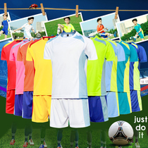  Football suit Childrens training suit suit competition suit Mens team uniform custom team buy jersey Short-sleeved printed size