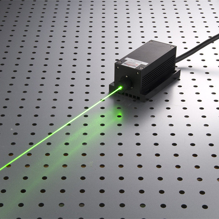 Yuanming 532nm green solid-state laser module power 800mW1W2W2 5W3W can be coupled fiber output