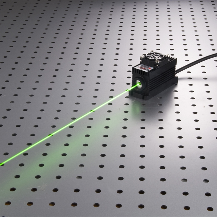 532nmTEM00 single mode green solid laser 10mW50mW200mW300mW photoelectric integration