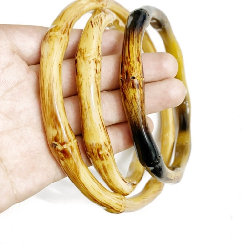 Пластиковая бамбуковая ручка, сумка, кольцо