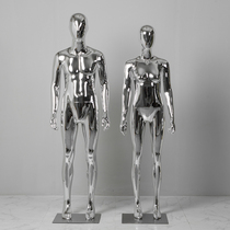 Electroplated teen model props for men and women full body combination clothing store display stand dummy couple window model stand