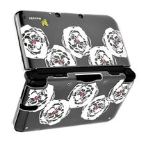 And color beauty musubbi 3dsl 3DSXL 3DSXL transparent shell crystal shell WSB0490 Peony