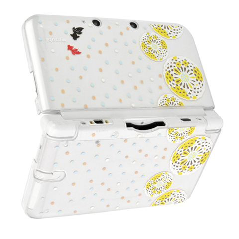 He Caimei musubi 3DSLL 3DSXL transparent case crystal case WSB0493 big wheel