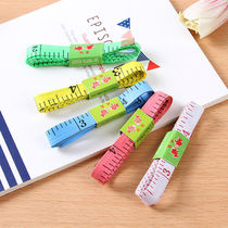 Color three-dimensional soft ruler small tape measuring clothes ruler sub-city ruler custom 150CM measuring waist Mini Portable