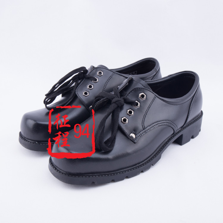 02 Shoes low waist dress head casual black male superfiber durable strap