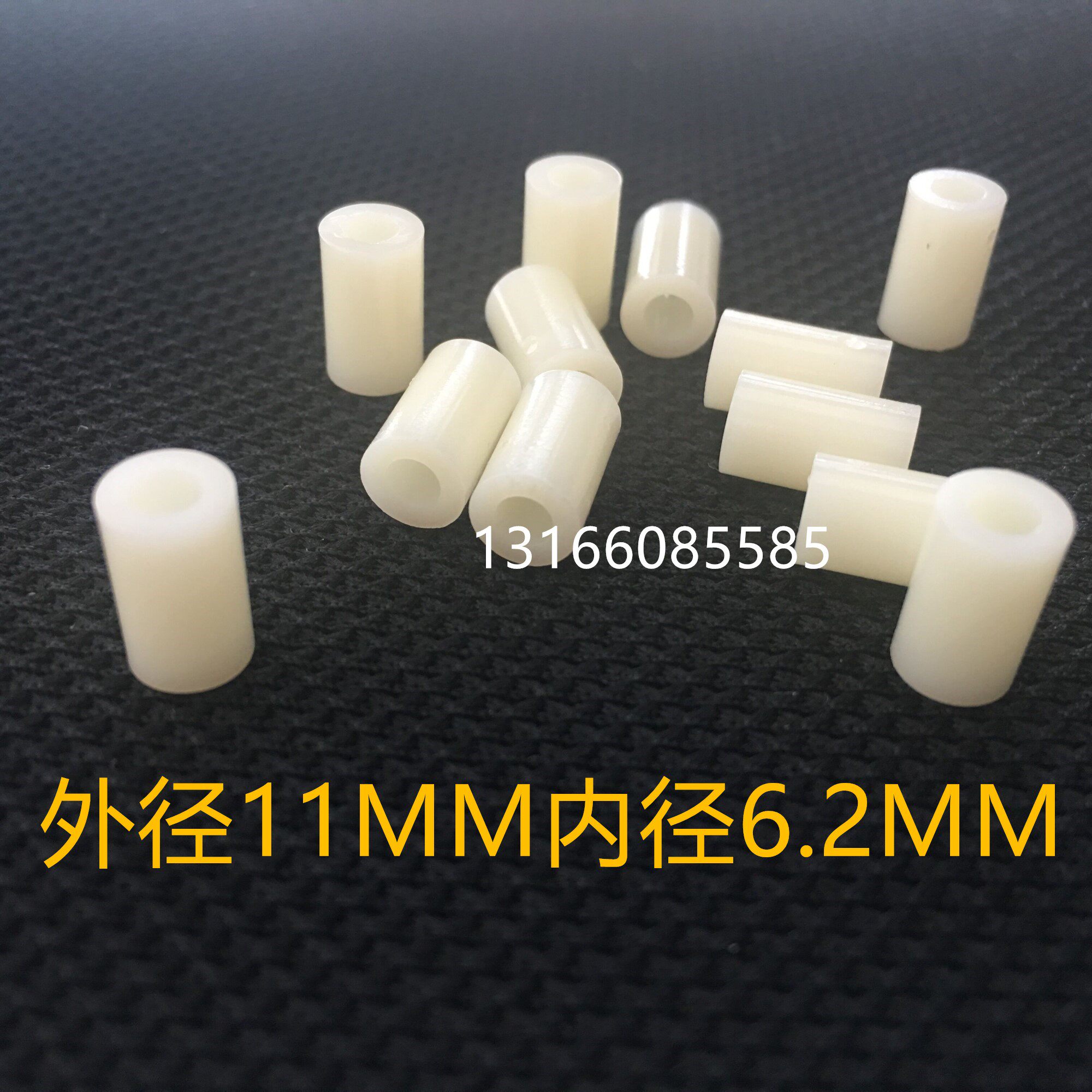 Nylon sleeve ABS spacer column screw pad height column support column insulating pad column m6 gasket plastic washer