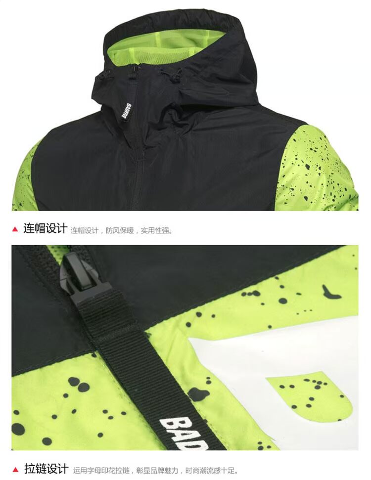 Áo gió Li Ning nam mới BAD FIVE bóng rổ áo khoác dài tay chống gió mùa xuân trang phục thể thao AFDM007 bộ áo gió nam đẹp