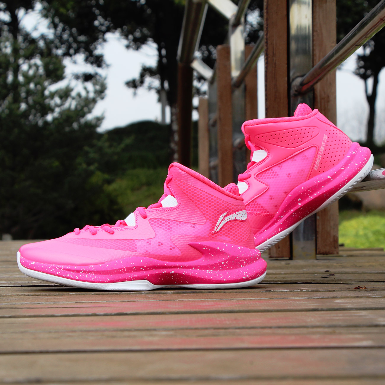 light pink basketball shoes