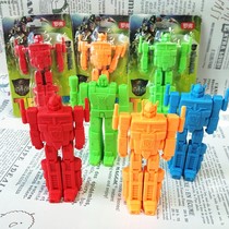   Cartoon detachable Transformers modeling eraser Student gift robot eraser