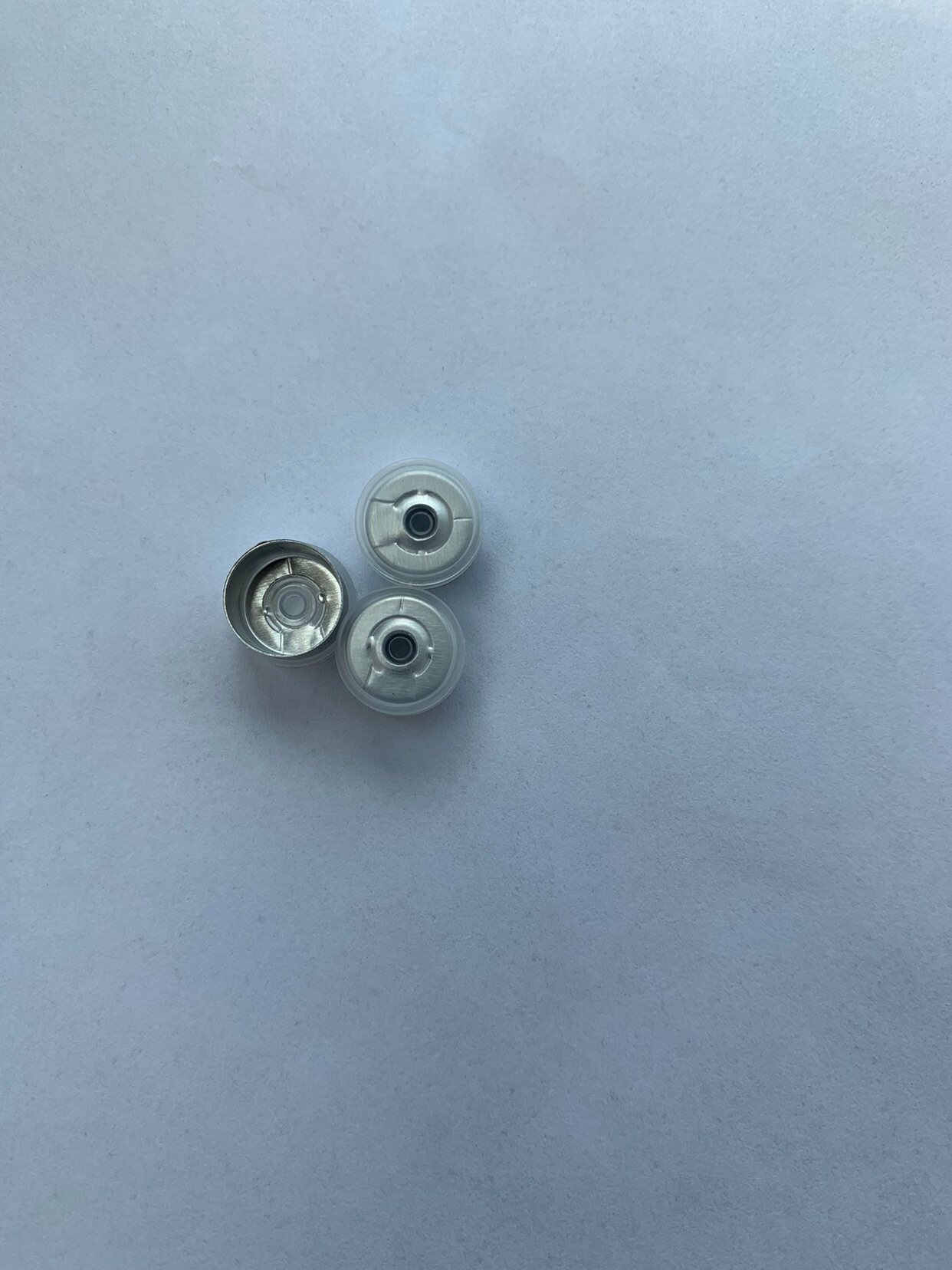 11mm transparent aluminum-plastic cap