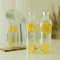 Time scale Cup 2021 New Net red glass glass drinking water target glass bottle ins simple water cup high color value