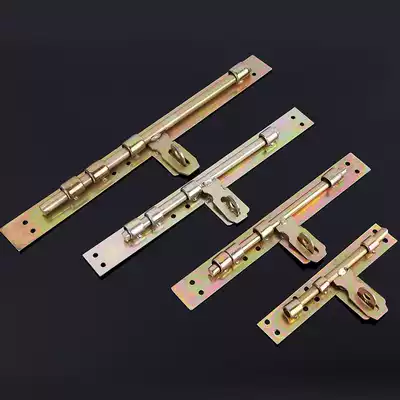 Welding iron plate Quan Pin horizontal iron door bolt old door bolt anti-theft factory door welding iron bolt galvanized Bolt