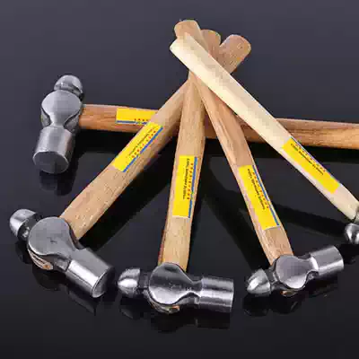 Wooden handle round head hammer round head hammer Iron hammer Iron hammer Nail hammer Nipple hammer Hand hammer 0 5 1 1 5 2 2 5p hammer