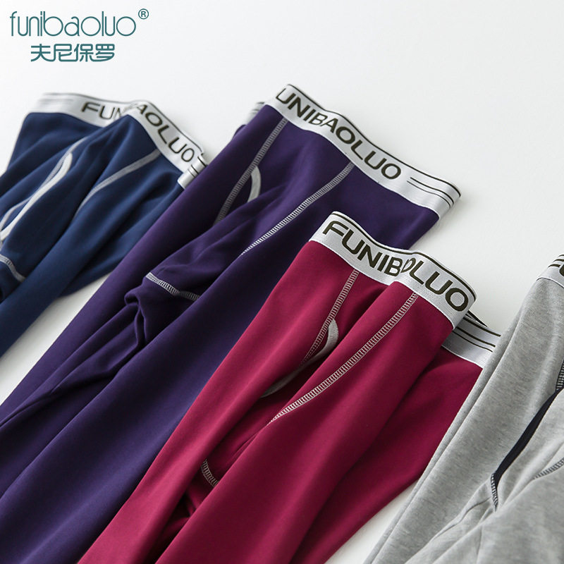 Sanitary pants men's cotton thin section youth middle-aged and elderly cotton thermal underwear fat guy loose plus fertilizer plus size cotton wool