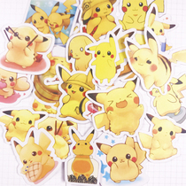 Handbook sticker homemade hand account diary album notebook decoration diy sticker bag digital baby Pikachu