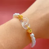 S925, золотые аксессуары, подвеска, защитный амулет, пряжка, изумрудная застежка из нефрита