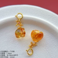 LA881 925 шелковистый цветочный кулон тюльпан