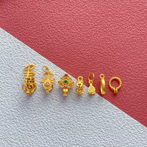 S925, золотые аксессуары, подвеска, защитный амулет, пряжка, изумрудная застежка из нефрита