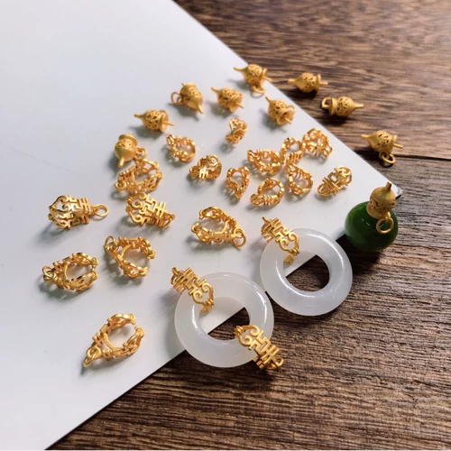 Золотой защитный амулет, пряжка, подвеска, застежка из нефрита, разнообразные аксессуары, серебро 925 пробы, серебро 925 пробы