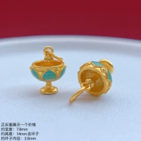 LA3475 Серебро 925 пробы с обожженным сапфиром в форме лотоса, подвесная лампа одинарная