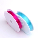 Эластичная белая прозрачная леска, эластичное ювелирное украшение, четки из круглых бусин