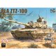 In Stock Border Model 1/35 Bn-001 Glue-Free Color-Separated Type 100 Main Battle Tank Plastic Assembly Model