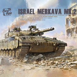 Border/Borderline Bt-055 Merkava Ii Fully Internal Articulated Track Suspension Vehicle Package 1/35
