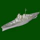 Sichuan and Chongqing Model Ship 1/350 H-Class Battleship H39 Model Wooden Deck Metal Gun Barrel Trumpeter 05371