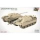 In Stock Sanhua 1/35 Plastic Assembly Tank 35002 German Panther Tank Destroyer G2 Type